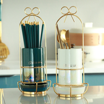 High value chopsticks storage rack storage box drain chopsticks Chopsticks cage household chopsticks kitchen chopsticks spoon storage rack