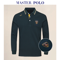 U.S. Paul Golf Clothing Men's Outdoor Leisure Sports Long Sleeve T-shirt Middle-aged Dad Lapel POLO Cotton