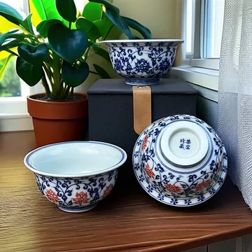 青花釉里红杯-青花釉里红杯促销价格、青花釉里红杯品牌- 淘宝