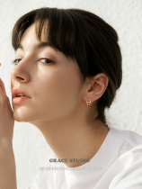 G S Lebecca brief Delicate Pig Nose Ear Button style ins Wind daily 100 hitch Casual Earrings Earrings