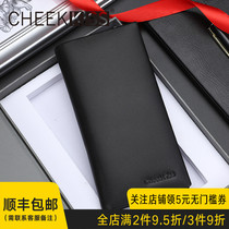 CHEEKKISS mens wallet mens leather long soft cowhide light luxury Tide brand wallet 2021 New KS918