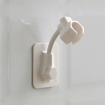 Non-perforated wall multi-function universal shaking head adjustment seamless hook toilet shaking head bracket shower bracket base