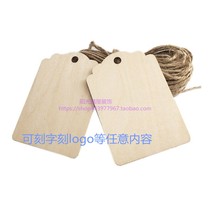 (50 pieces) wooden tag handwritten wish card wishing card wooden tag activity decoration tag tree planting card lettering