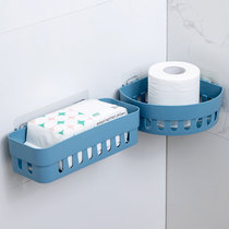 Toilet paper shelf tray Wall-mounted toilet paper box Punch-free toilet tissue holder Toilet tissue box storage box