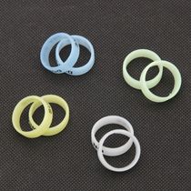 22MM night aperture fluorescent silicone anti-slip ring digital product slingshot decorative ring forced grid ring