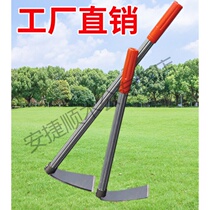 All-steel small hoe digging ground digging artifact household outdoor agricultural tools gardening tools forged to Remove vegetables and flowers