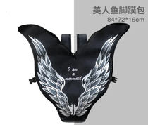 Mermaid wing Flippers bag mahina single webbed backpack satchel bag waterproof fish webbed fishtail bag