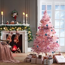 Christmas layout ins pink tree home decoration decoration Festival magic crystallization blossom Net red scene props