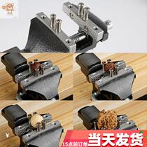 Trumpet hand vise small vise household mini table vise workbench multifunctional mini universal pliers fixture