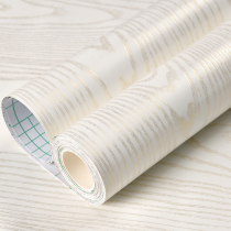 Thickened White Self-Adhesive Wallpaper Furniture Refurbished stickers Waterproof Desktop Sticker Cabinet Wardrobe Door Wood Grain Stickers