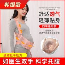 Pregnant women belly belt special pregnancy mid-to-late pregnancy belt safety belt prenatal stomach comfort thin pubic belly belt