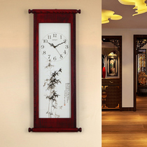 Kaiqin oversized new Chinese classical living room wall clock Chinese style creative decoration clock hanging watch hall quartz clock