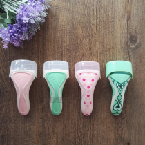 Schuffsee women shaved hair knife blades scraped Intuition soap knife tool holder woman with hair cutter handle