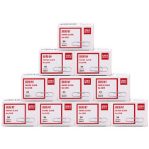Del 0018 paper paper office stationery binding supplies metal paper clip paper clip paper clip 100 box