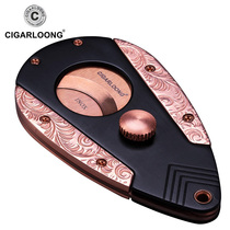 CIGARLOONG Cigar Cutter Cigar Knup Stainless Steel Sharp Double Blade Travel Portable Scissors
