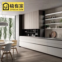  Shanghai Suzhou Wuxi solid wood whole house custom design Light luxury paint Quartz stone simple modern overall cabinet