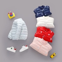 (Light and soft fabric breathable) Childrens cotton-padded clothes girls male and infant cotton-padded jackets small and medium-sized childrens winter liner