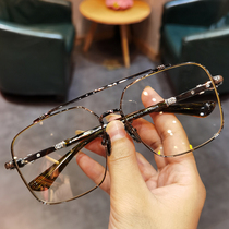 2021 new Jane Dancro Heart Spectacle Frame for men and women Twin Beam Retro Plus Leniency Big Frame Myopia spectacle frame