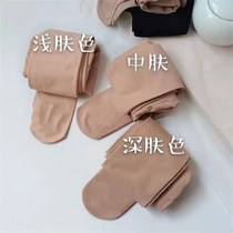 Spring and autumn pantyhose dark complexion thick leggings thin matte flesh colored stockings light leggings female Black