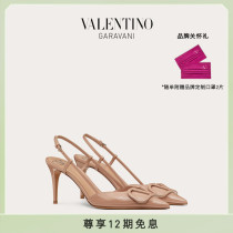 VALENTINO VALENTINO LADY VLOGO SIGNATURE Lacquered Leather Rear Lacing High Heel Shoes