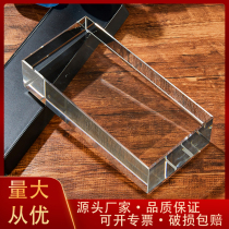 Glass brick square transparent glass partition wall Bar ultra-white glass brick colored melting curtain wall wall