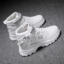 Hong Kong winter New overwear boots men Korean version of Martin boots high-end casual mens shoes mid-help Sports mens boots