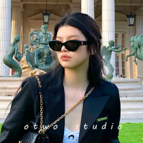 Net red gm with glasses gw003 tide cool retro cat eye sunglasses womens summer and American hip hop bundy sunglasses