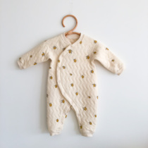 Heart Hani kessyhoneyins air cotton baby jumpsuit clothes autumn and winter newborn baby ha clothes