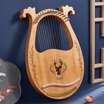 16-string Laiya piano small harp niche instrument easy to learn portable small lyre piano beginner