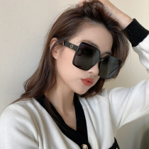 2022 New sunglasses womens superior feel slim square 100 hitch anti-UV mesh red sunglasses tide