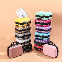 Cuckoo Antelope Korean Version Portable Makeup Case Small Suitcase 14 16 Inch Light Ins Travel Containing Case Multifunction