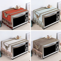 Microwave oven dust cover European kitchen lace lace oven cover household multi-use anti-oil sunscreen cover cloth cover