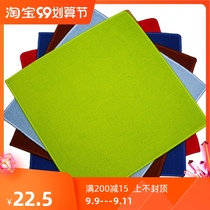 Mahjong mat home card table cloth suede square thick mute silencer wash non-slip hand rub solid color mat