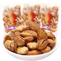 Lihua herb almond with shell almond nuts fried flat walnut snack bag crispy pepper salt loose