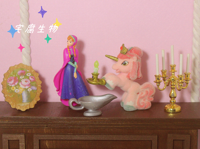 taobao agent Girls' Fillet Terry ~ Pink velvet unicorns mini baby house furniture ornaments BJD small cloth azone Xinyi