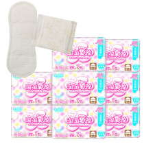 Jie Ling sanitary napkin Taotao oxygen cotton 155mm pad 40 pieces of sanitary pad 8 packs of combination cotton breathable