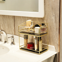 Bathroom toilet cosmetics storage box wash table ornaments skin care rack desktop dressing table cosmetic box