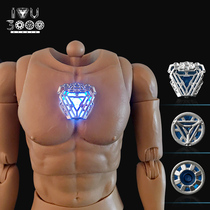 Jane Eyre model play iron Man Tony luminous prime body soldier model ST020 AT020 prime body nano reactor
