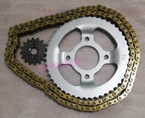 Lifan KPM LF200-3B set chain combination chain chain disc big fly small fly sprocket output sprocket fixing plate