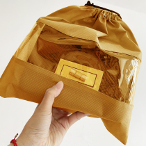 Bag storage bag big brand luxury portable leather bag collection moisture-proof protection schoolbag dustproof transparent drawstring drawstring