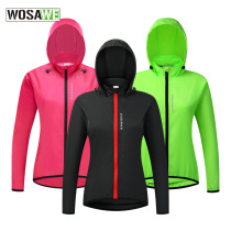 Wosavi womens mountain bike riding with long sleeves blouses outdoor sports windproof and anti-splashing water windsuit horse chia
