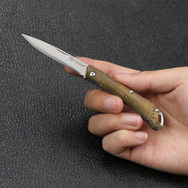 Mini 9gr18mov steel knife National Wind bamboo festival exquisite folding knife portable high hardness portable express key knife