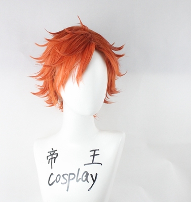 taobao agent Emperor cosplay wig Flame Tattoos, Wind Flower Snow Moon Cos Hilfan Orange Custom Fake Mao