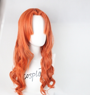 taobao agent Emperor cosplay wig Flame Tattoos, Wind Flower Snow Moon COS COS Annte 2313 Orange Custom Fake Mao