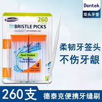 American imported Detek DenTek Mane toothpick stick 260 teeth to remove plaque bad breath