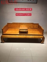 Xianzuo Xianzhi ancient golden nanmu Dayenan boutique sofa Luohan bed sofa Luohan bed Zen Luohan bed Zen Luohan bed
