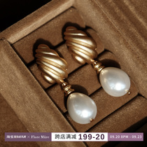 The Birth of Venus vintage method Vintage Retro Ear Accessories Imported Glazed Pearl Superior Ear Clip
