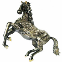 Pakistan bronze ware large flying horse winewater horse copper horse home Xuanguan office European style adornment swing piece