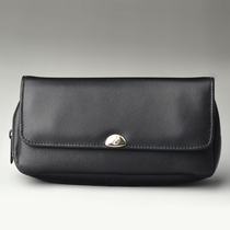 Germany imported cross anchor Sillems cigarette bucket bag high-grade leather 1 bucket bag black SIL6210