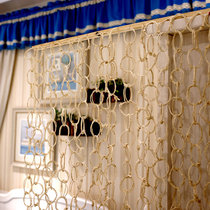  Mediterranean handmade grass-woven door curtain props curtain hanging photo decoration Partition wall decoration curtain hanging curtain floating curtain